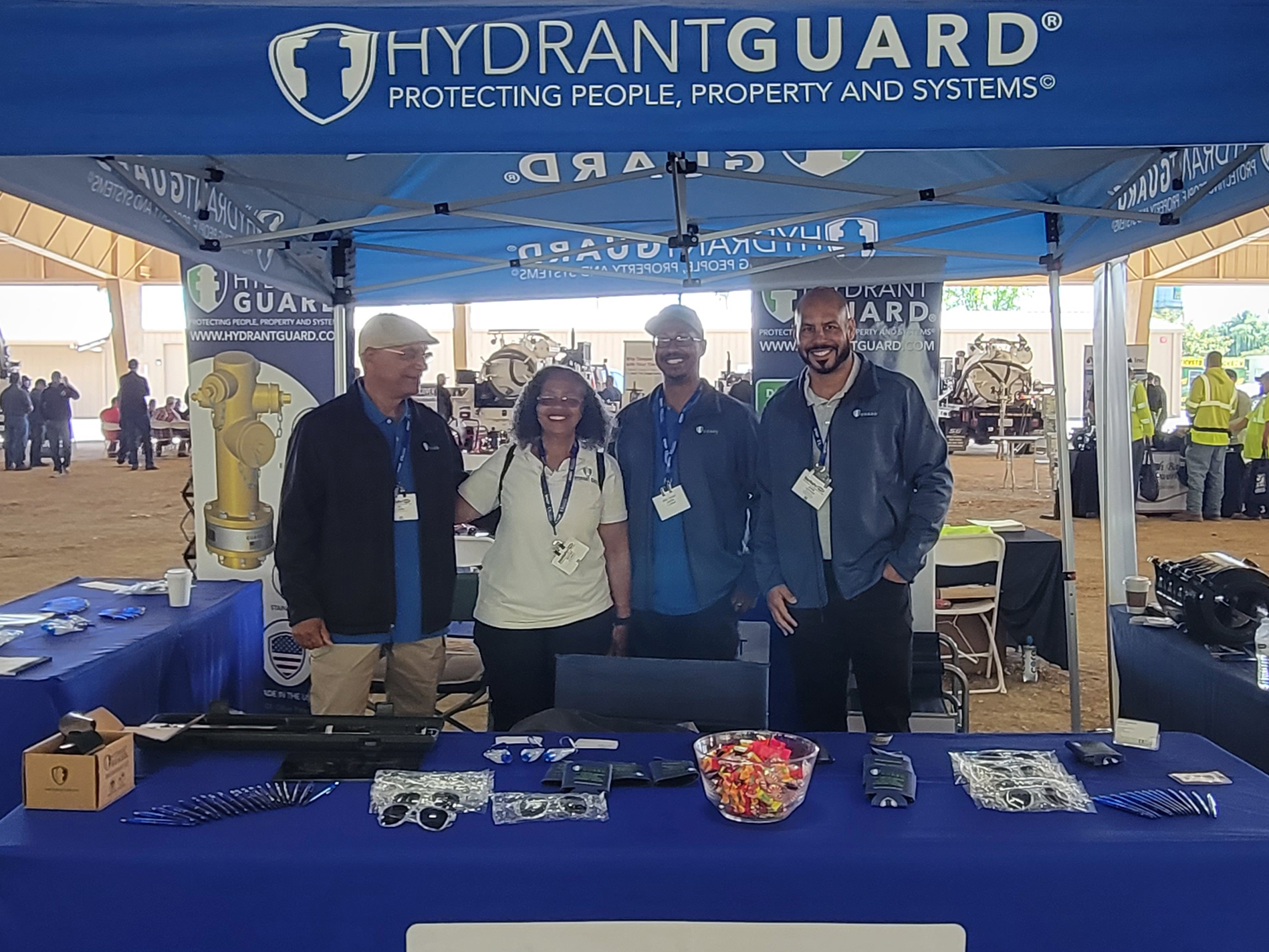 Hydrant Guard sales team at WaterWisePro 2023
