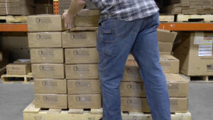 Preparing shipment of Hydrant Guard check valves