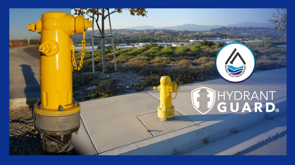 Hydrant Guards installed in Walnut Valley with beautiful view in the background