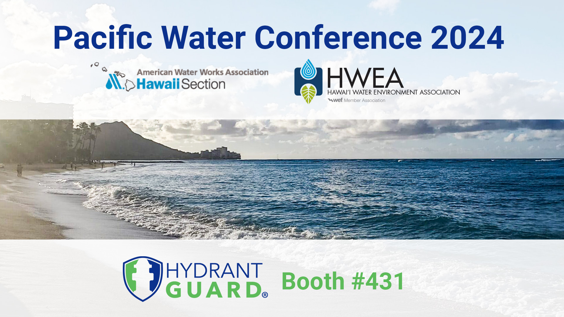 Pacific Water Conference 2024 - Hydrant Guard banner